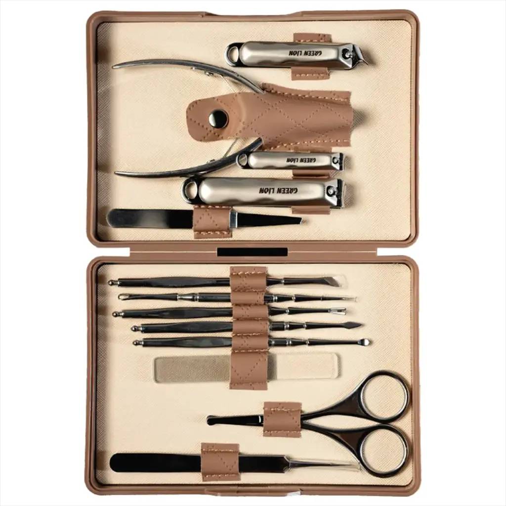 کیت مانیکور 13 کاره گرین لاین Green Lion 13in1 Manicure Kit 1086